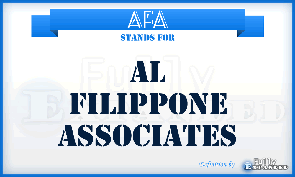 AFA - Al Filippone Associates