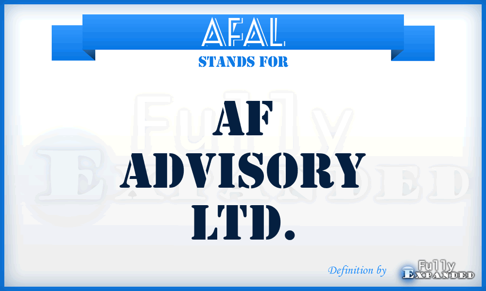 AFAL - AF Advisory Ltd.