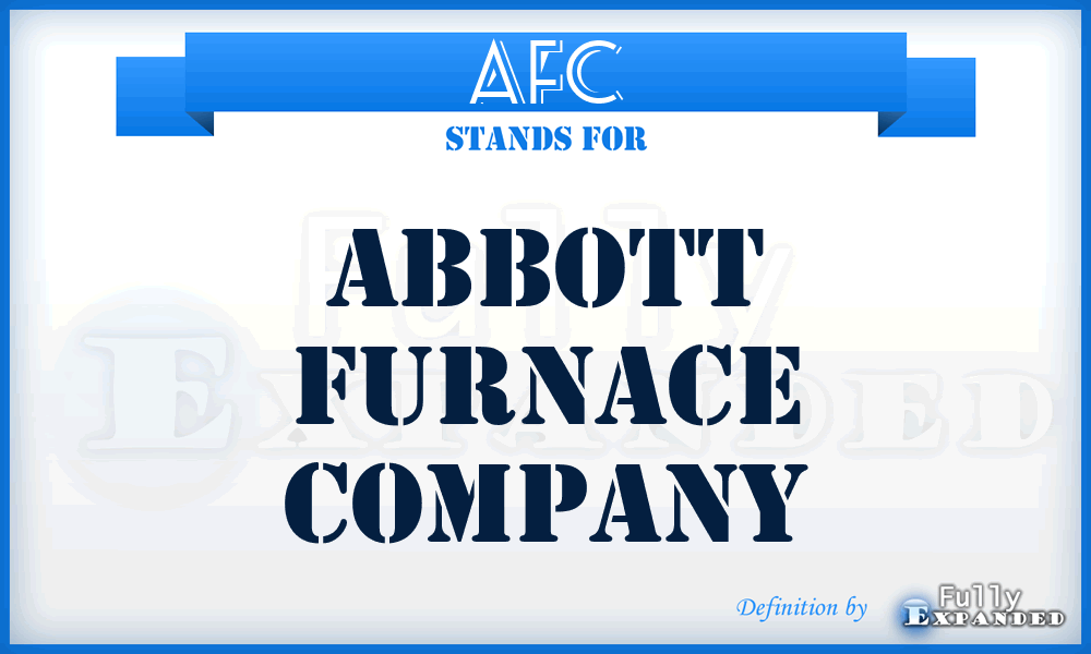 AFC - Abbott Furnace Company