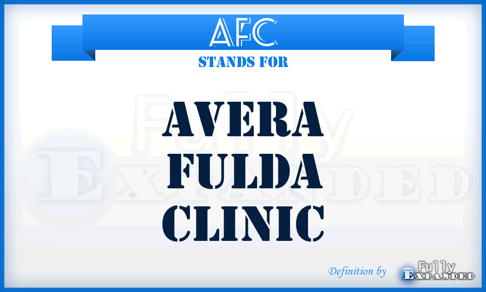 AFC - Avera Fulda Clinic