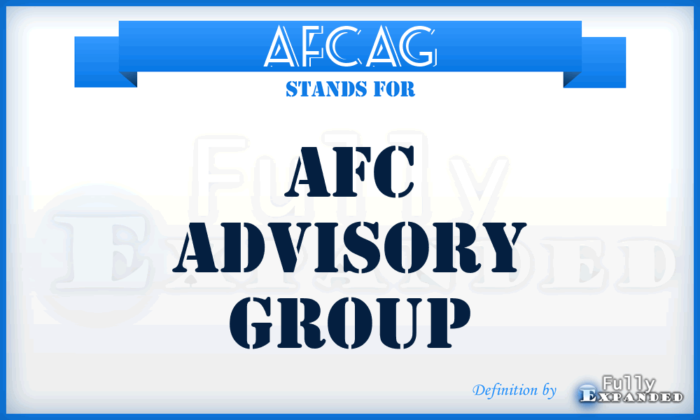 AFCAG - AFC Advisory Group