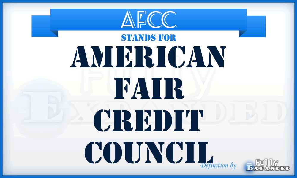 AFCC - American Fair Credit Council