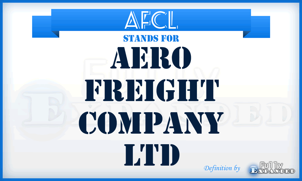 AFCL - Aero Freight Company Ltd