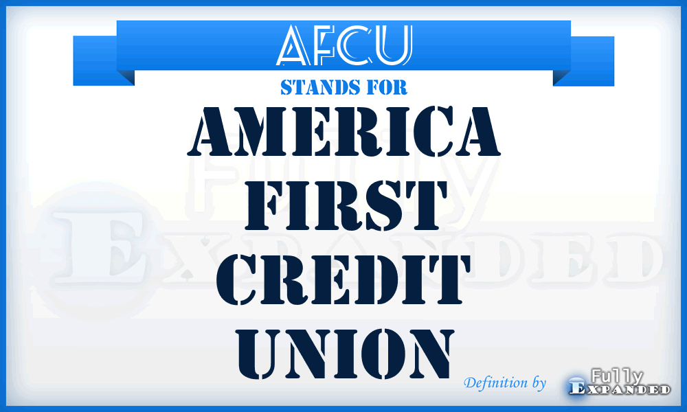 AFCU - America First Credit Union