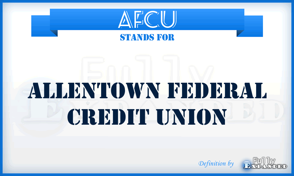 AFCU - Allentown Federal Credit Union