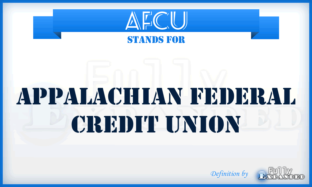 AFCU - Appalachian Federal Credit Union