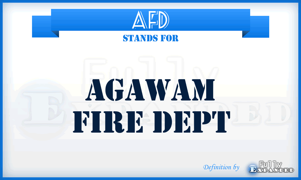 AFD - Agawam Fire Dept