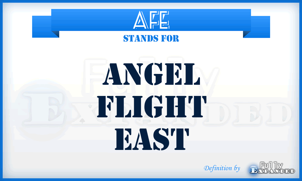 AFE - Angel Flight East