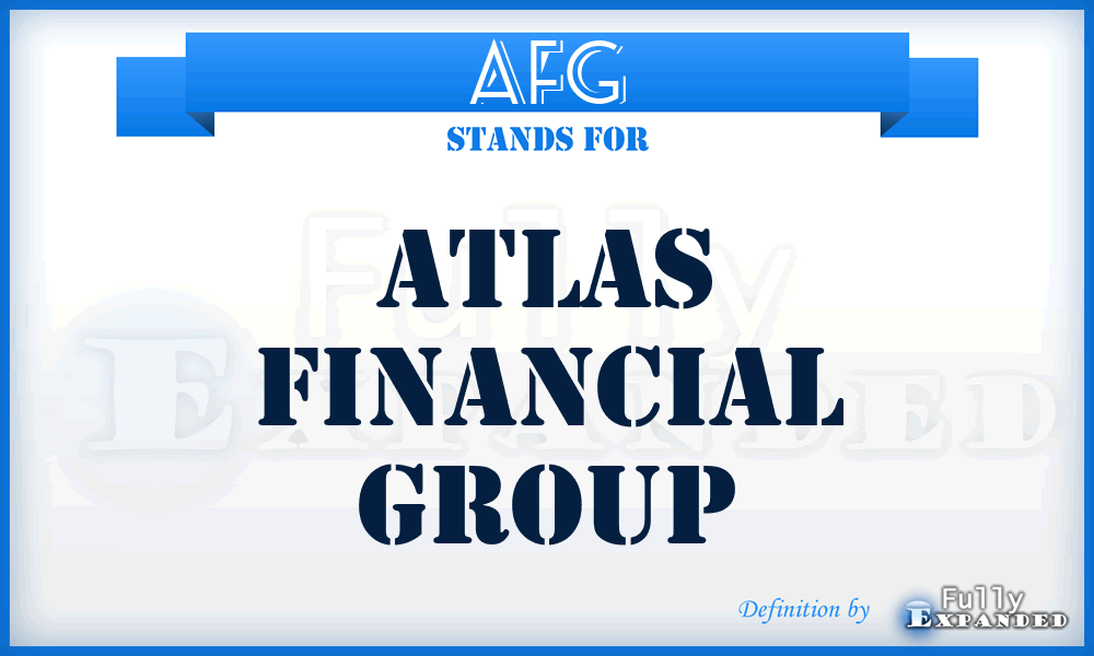 AFG - Atlas Financial Group