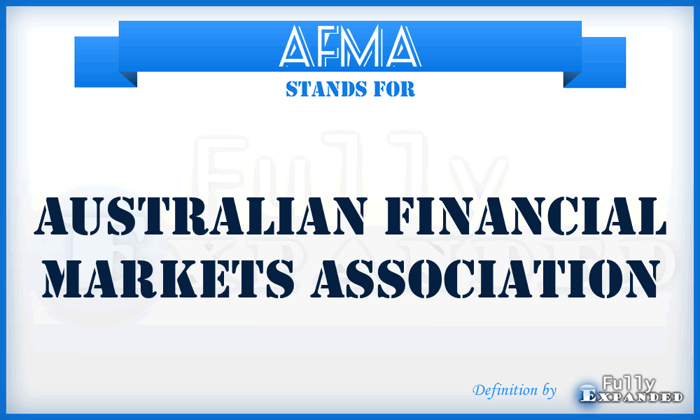 AFMA - Australian Financial Markets Association