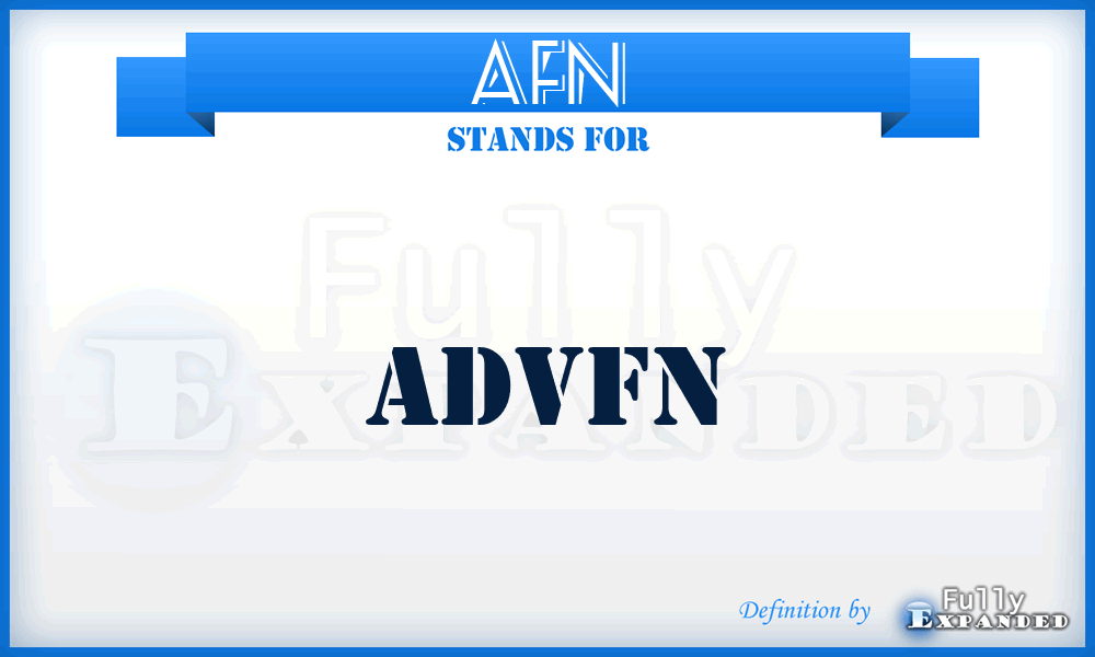 AFN - Advfn