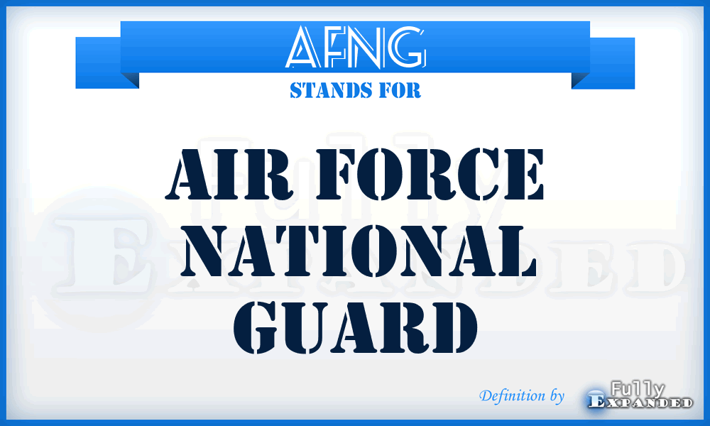 AFNG - Air Force National Guard