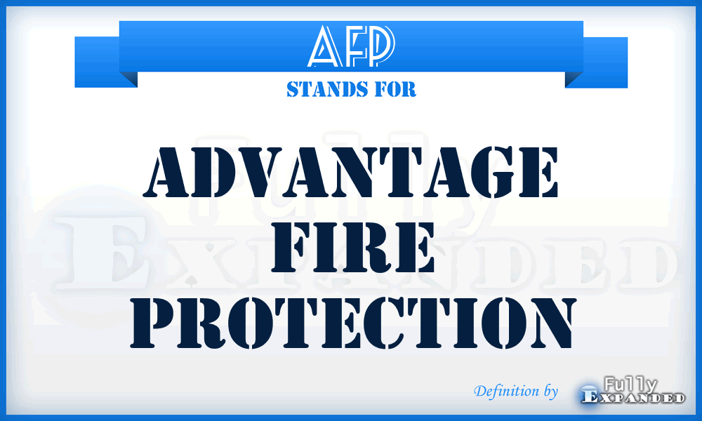 AFP - Advantage Fire Protection