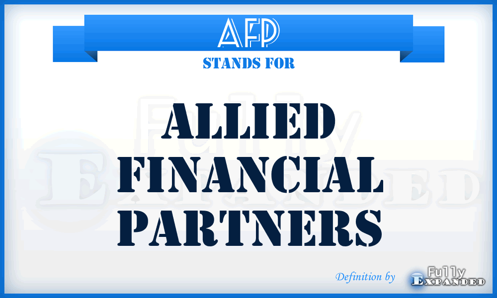 AFP - Allied Financial Partners