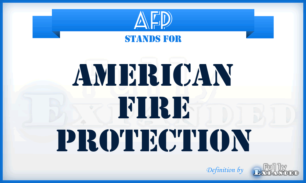 AFP - American Fire Protection