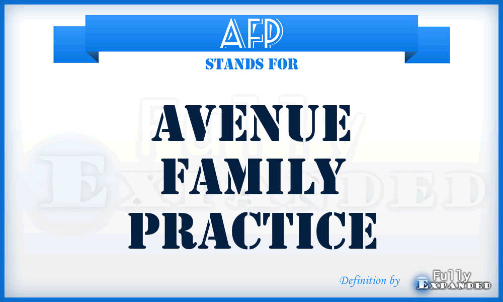 AFP - Avenue Family Practice