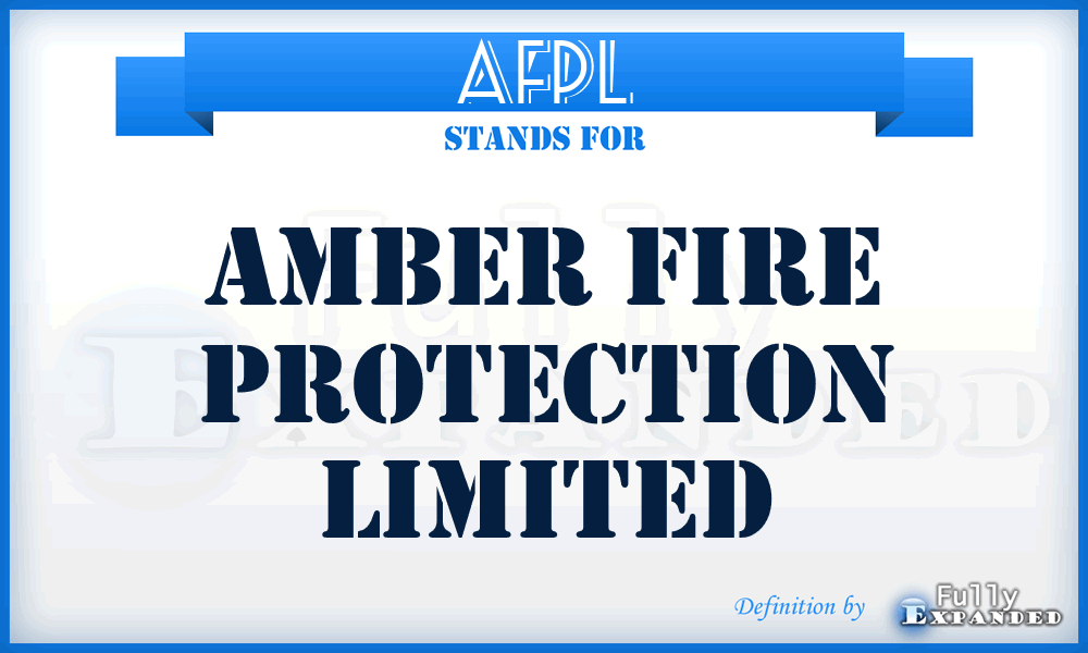 AFPL - Amber Fire Protection Limited