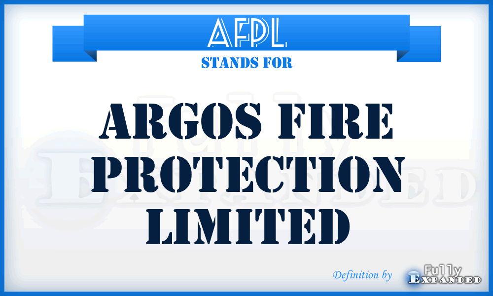 AFPL - Argos Fire Protection Limited