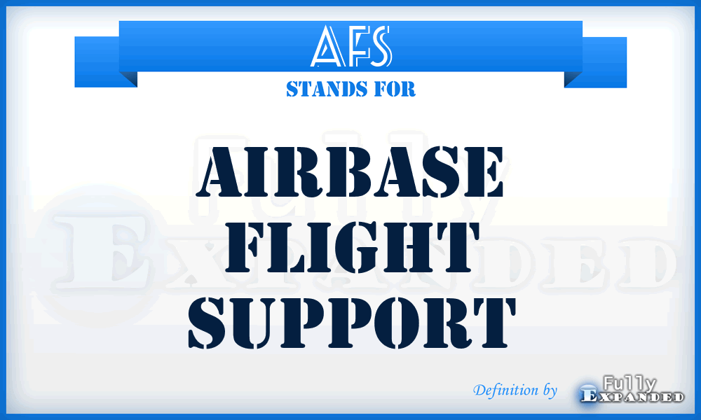 AFS - Airbase Flight Support