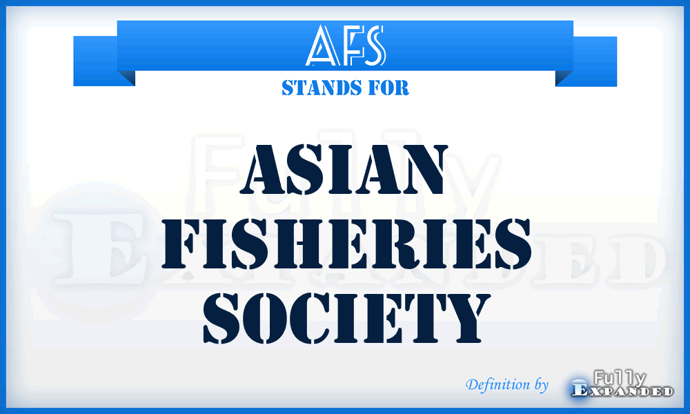 AFS - Asian Fisheries Society