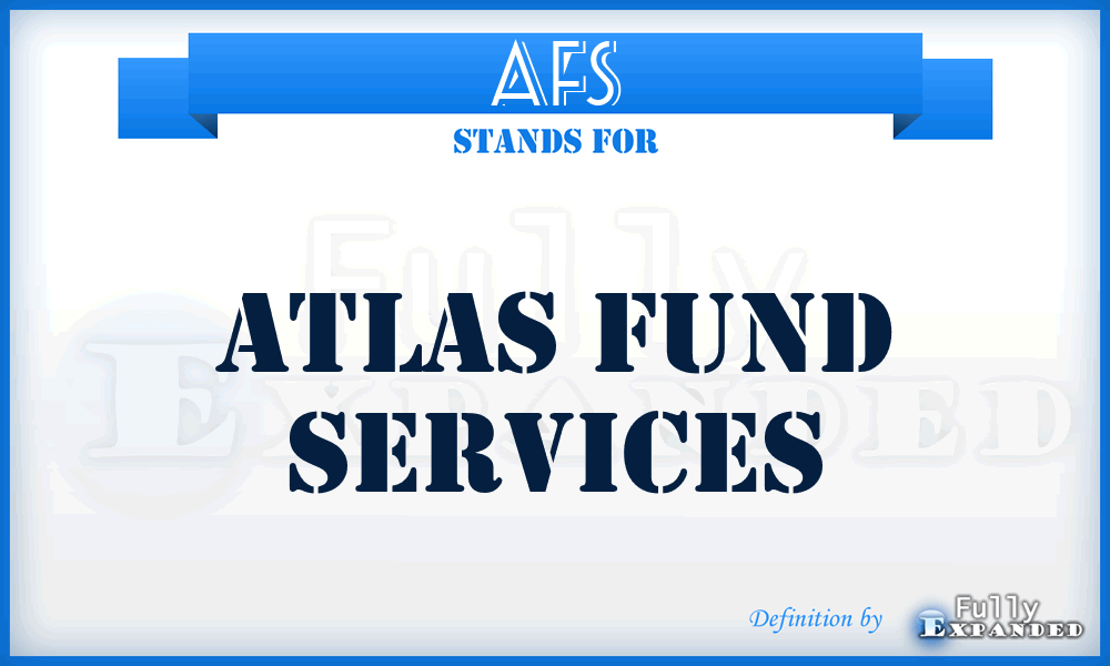 AFS - Atlas Fund Services