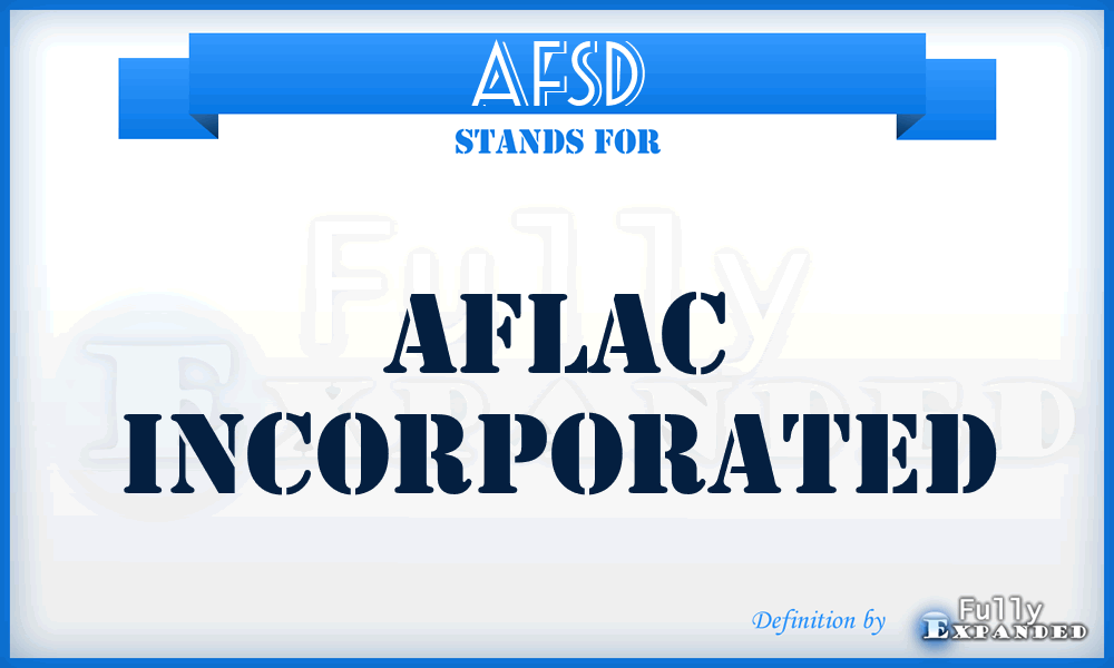 AFSD - Aflac Incorporated