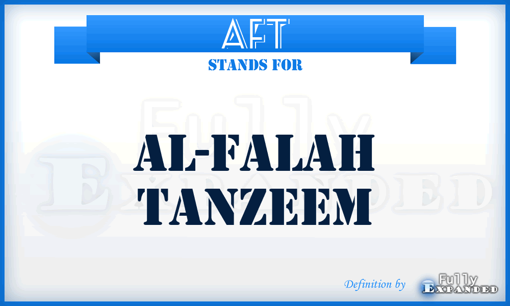 AFT - Al-Falah Tanzeem