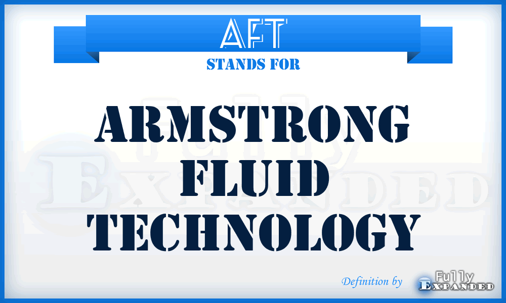 AFT - Armstrong Fluid Technology