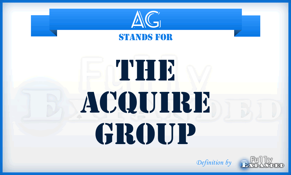 AG - The Acquire Group