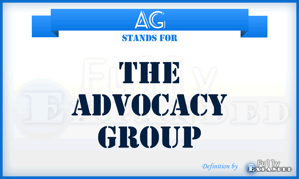 AG - The Advocacy Group
