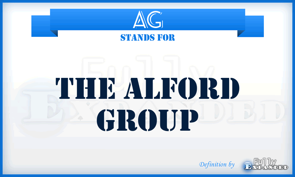 AG - The Alford Group