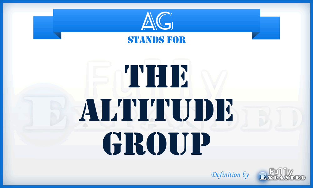 AG - The Altitude Group