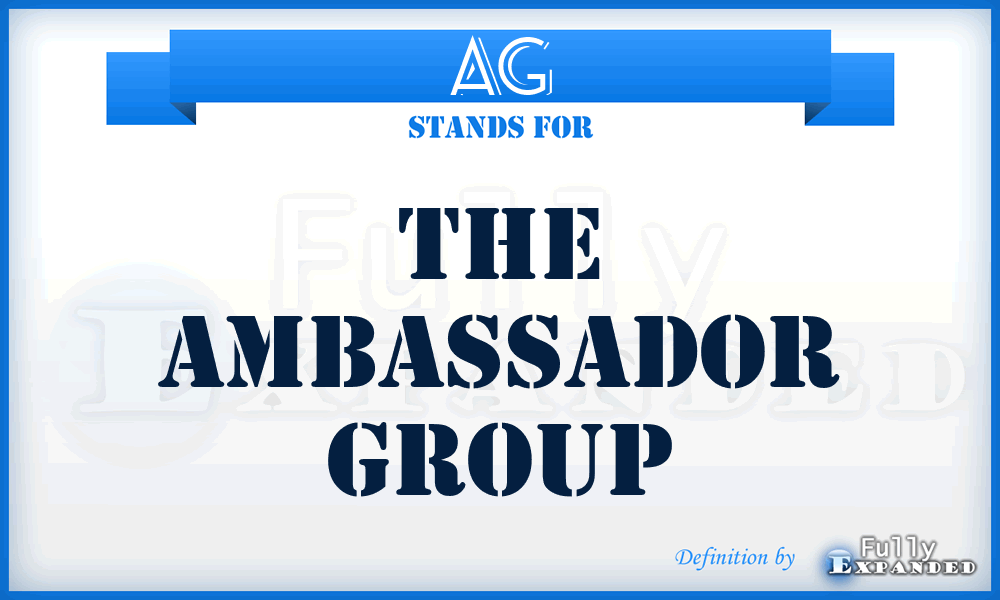 AG - The Ambassador Group