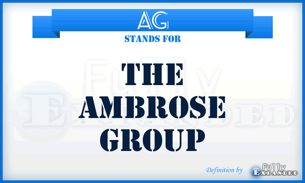 AG - The Ambrose Group