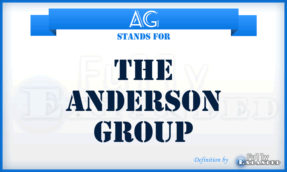 AG - The Anderson Group