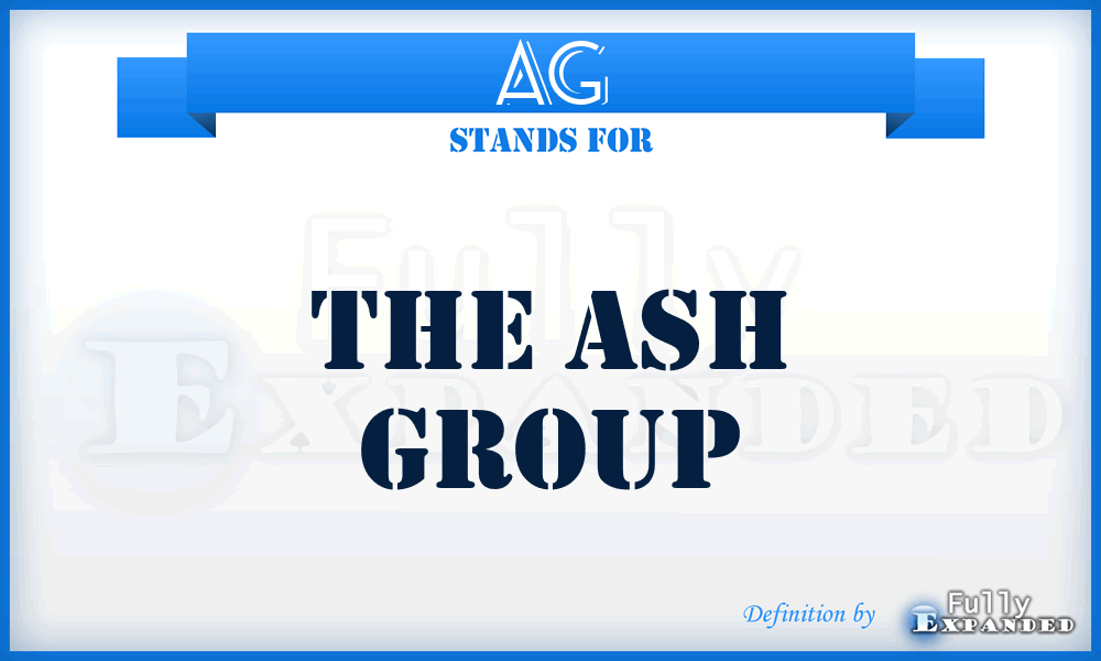 AG - The Ash Group