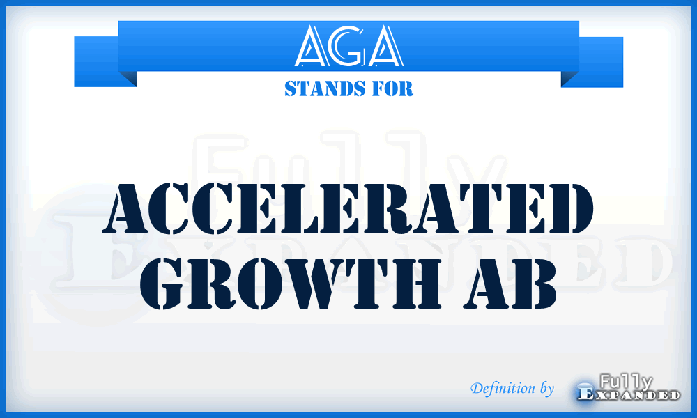 AGA - Accelerated Growth Ab