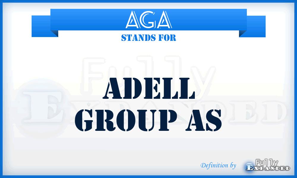AGA - Adell Group As