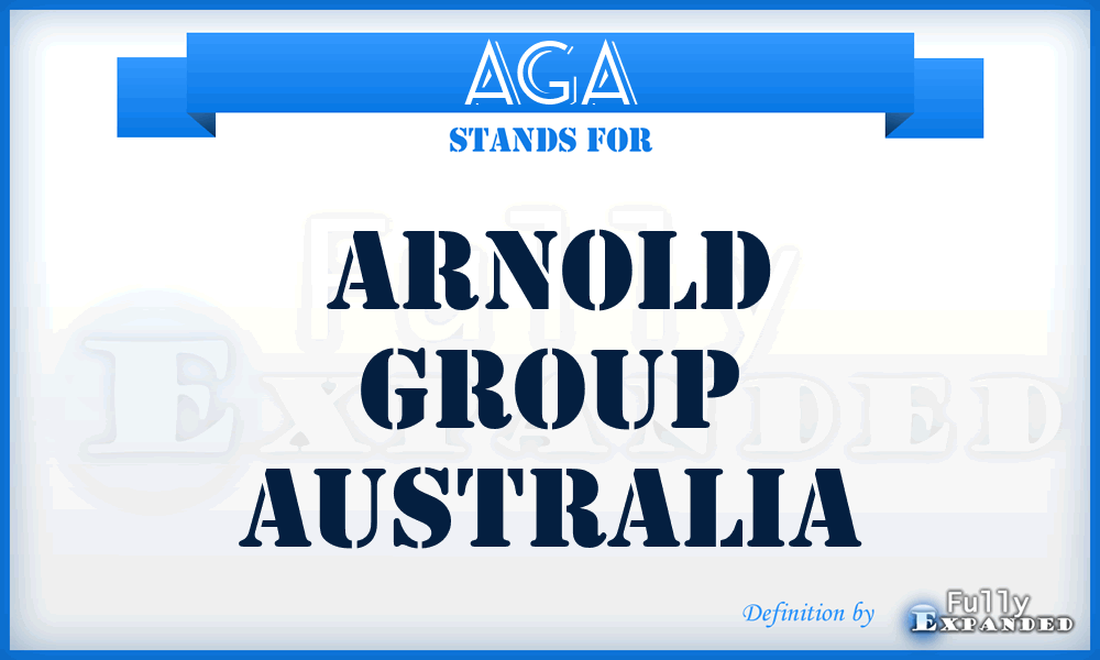 AGA - Arnold Group Australia