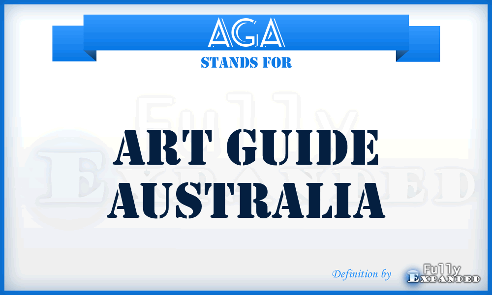 AGA - Art Guide Australia