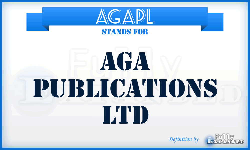 AGAPL - AGA Publications Ltd