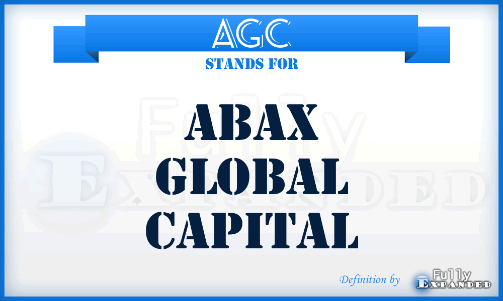 AGC - Abax Global Capital