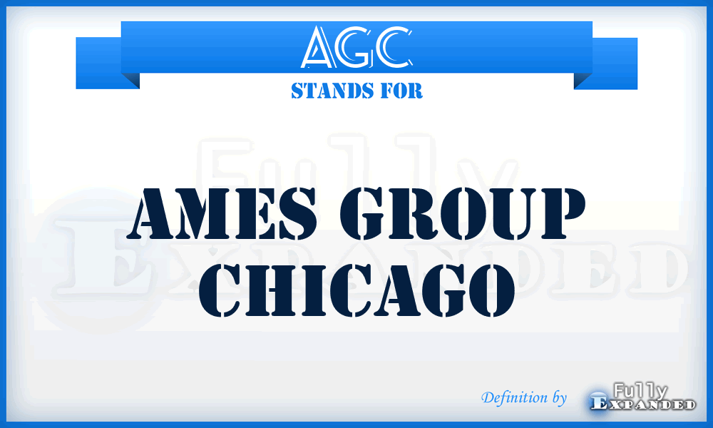 AGC - Ames Group Chicago