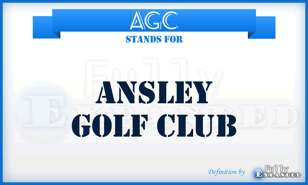 AGC - Ansley Golf Club