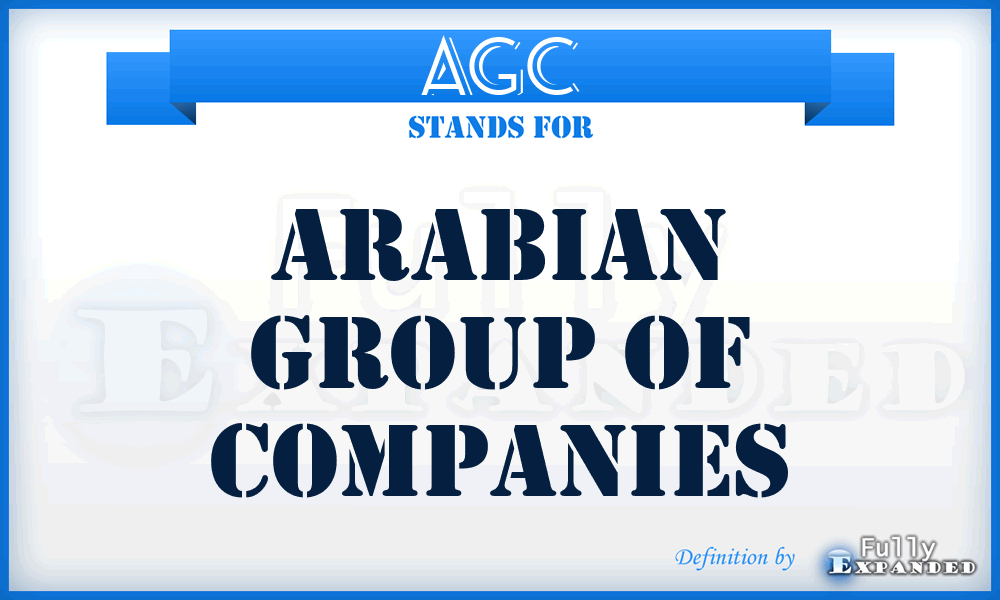 AGC - Arabian Group of Companies