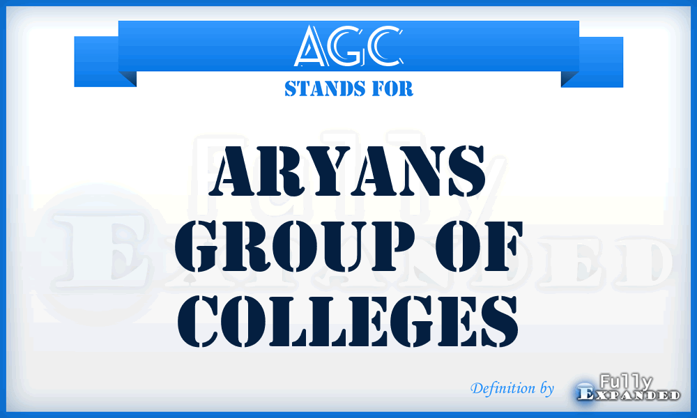 AGC - Aryans Group of Colleges