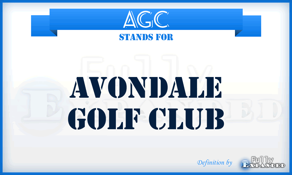 AGC - Avondale Golf Club