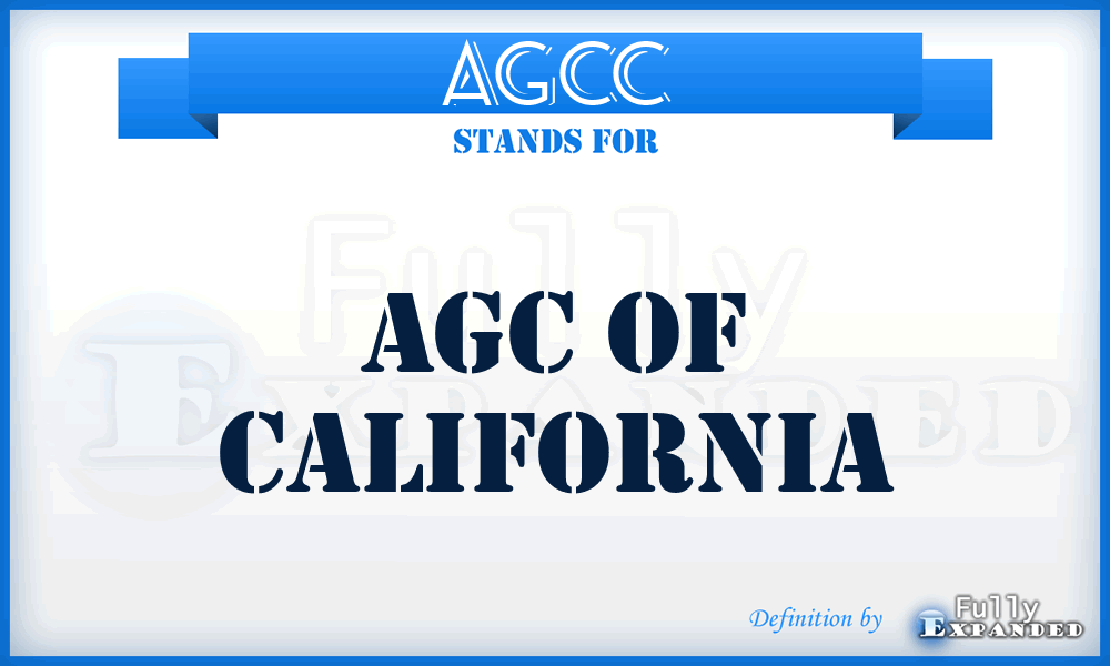 AGCC - AGC of California