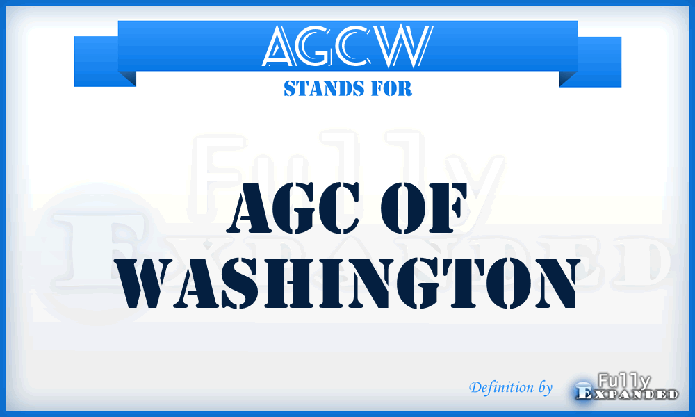 AGCW - AGC of Washington