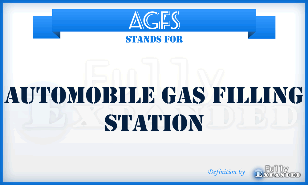 AGFS - Automobile Gas Filling Station